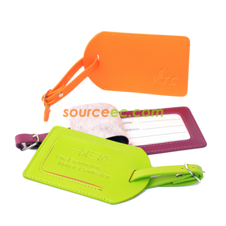 Customization Leather Luggage Tag Corporate Gifts