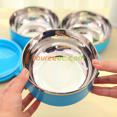 Customization Two-layer Stainless Steel Insulation  Lunch Box Corporate Gifts