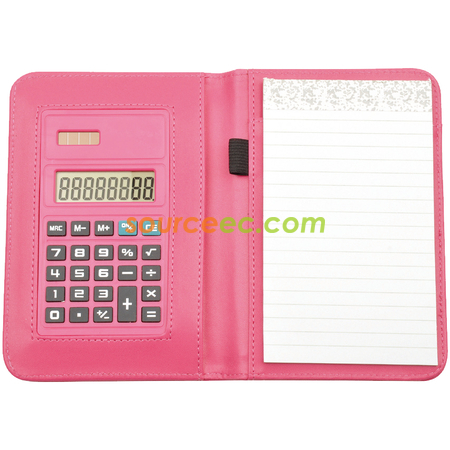 Customization Wallet Memo Pad With Calculator Corporate Gifts