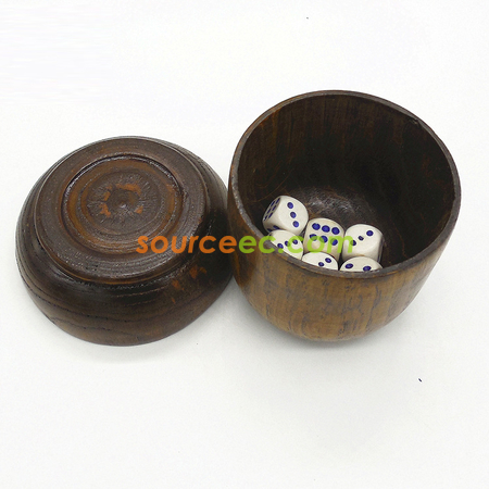 Customization Wooden Dice Cup Gift Corporate Gifts
