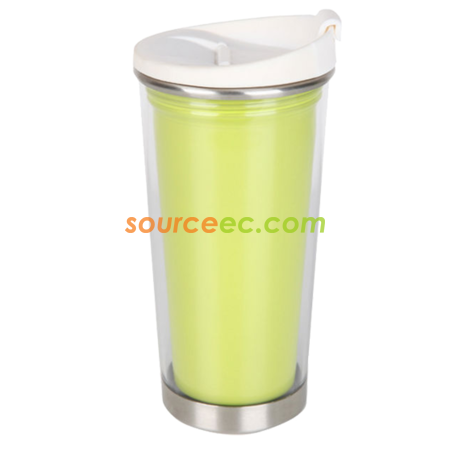 480ML Sealed Stainless Steel Portable Cup