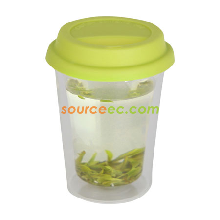 Customization 260ML Silica Double Glass Cup  Corporate Gifts