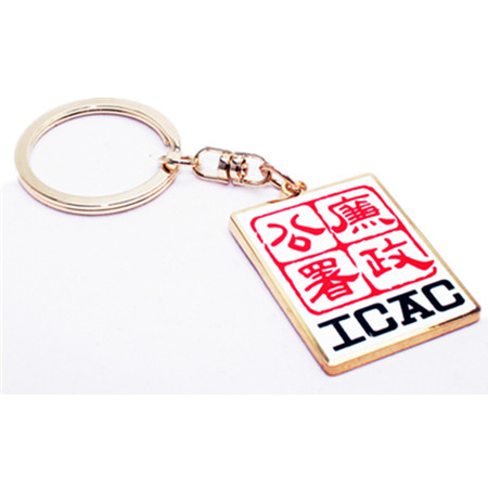 Metal keychain