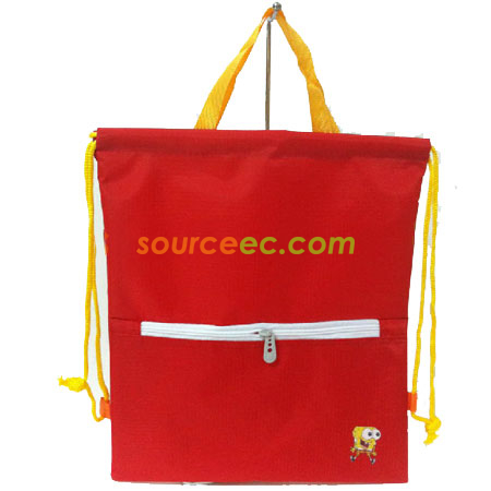 Nylon drawstring bag
