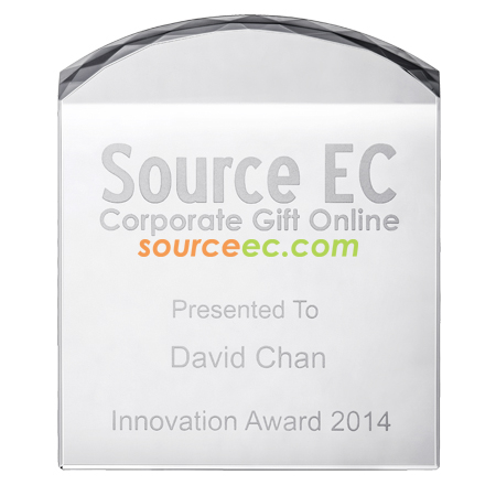 Customization European Arch Crystal Trophy Corporate Gifts