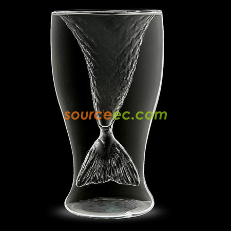 180ML Pyrex Fishtail Glass Cup