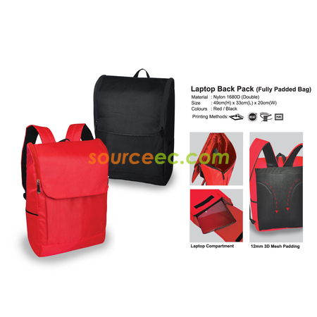 Laptop Back Pack (Fully Padded Bag)