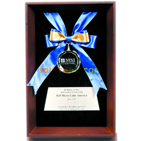 Wood Crystal Medals