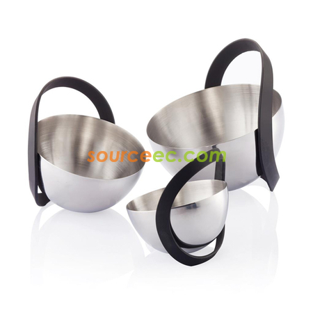 Customization orbo three-piece stainless steel bowl Corporate Gifts