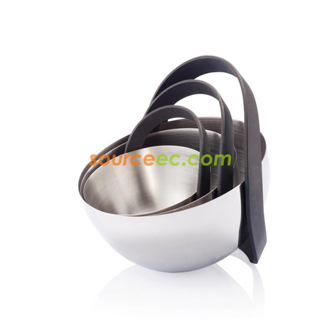 Customization orbo three-piece stainless steel bowl Corporate Gifts