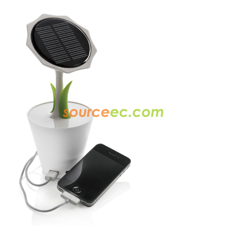 Customization Sunflower Solar Charger flowers Corporate Gifts