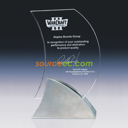Crystal Metal Trophies