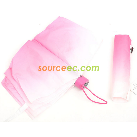 Customization Gradient Three Folding Umbrella Corporate Gifts