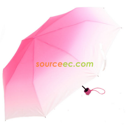 Customization Gradient Three Folding Umbrella Corporate Gifts