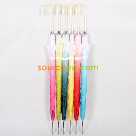 Customization Gradient Straight Umbrella Corporate Gifts