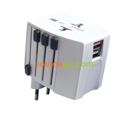 Customization SKROSS World Travel Adapter MUV USB Corporate Gifts