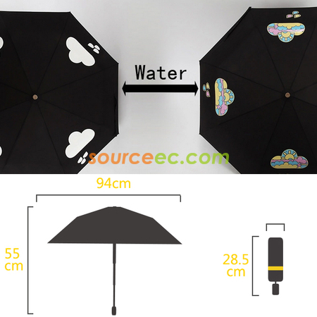 Customization Color Three Folding Umbrella Rain Corporate Gifts