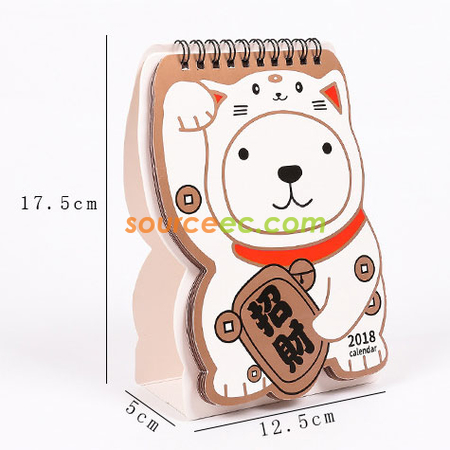 Customization Lucky Dog Desk Calendar Corporate Gifts