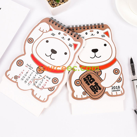 Customization Lucky Dog Desk Calendar Corporate Gifts