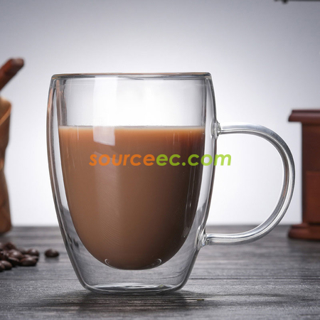 Customization Glass Coffee Cup Corporate Gifts