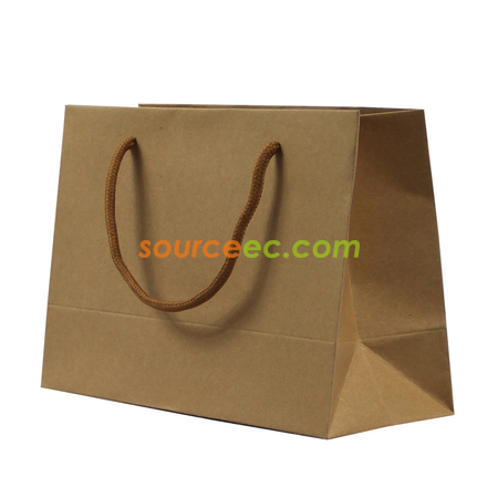 Customization Hard Kraft Paper Bags Corporate Gifts