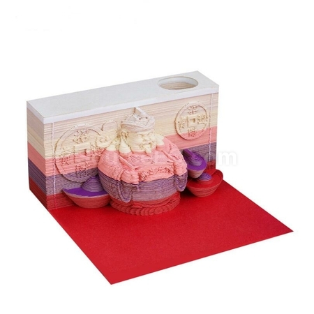 Customization 3D Fortuna Memo Paper Corporate Gifts