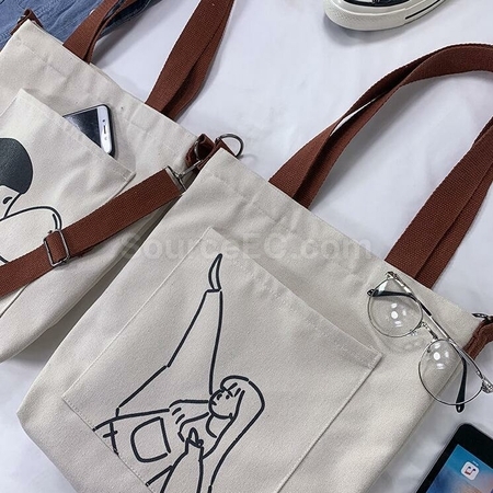 Customization Large Capacity Dual Purpose Canva Bag Corporate Gifts