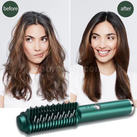 Customization USB Wireless Hair Straightening And Curling Comb Corporate Gifts