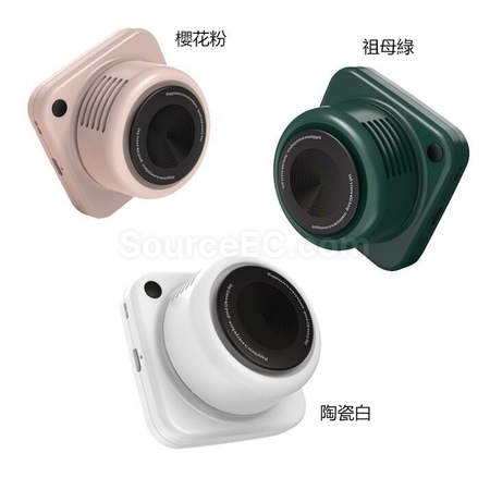 Customization Retro Camera USB Portable Outdoor Leafless Hanging Neck Fan Corporate Gifts