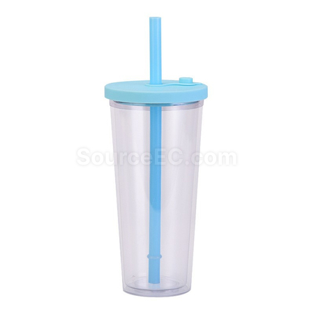 Customization Double-layer Straw Cup Corporate Gifts