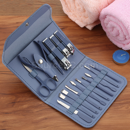 Customization PU Leather Manicure Set Corporate Gifts