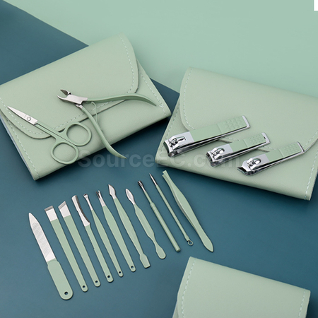 Customization PU Leather Manicure Set Corporate Gifts