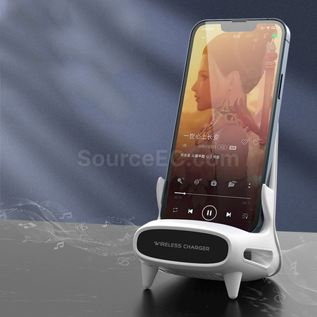 Customization Phone Holder With 15W Wireless Charger Corporate Gifts