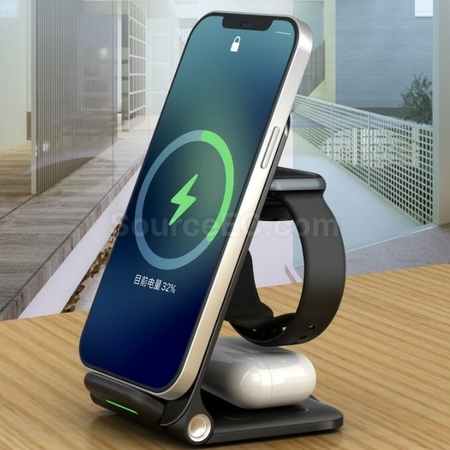 Customization Vertical Mobile Phone Wireless Charging Stand Corporate Gifts