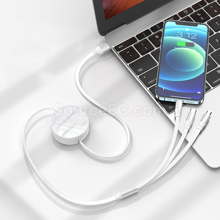 Customization Three-In-One Charging Cable Corporate Gifts