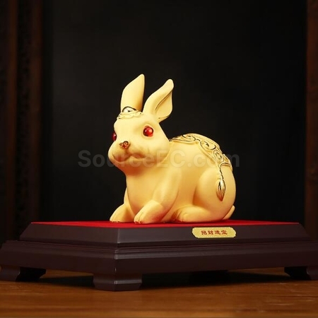 Customization Shajin Ruyi Rabbit Ornaments Corporate Gifts