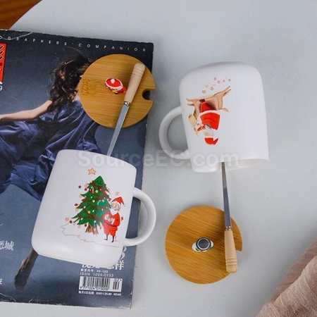 Customization Christmas Cup Ceramic Cup Corporate Gifts
