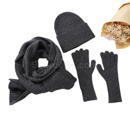 Customization Three-Piece Scarf Gloves Corporate Gifts