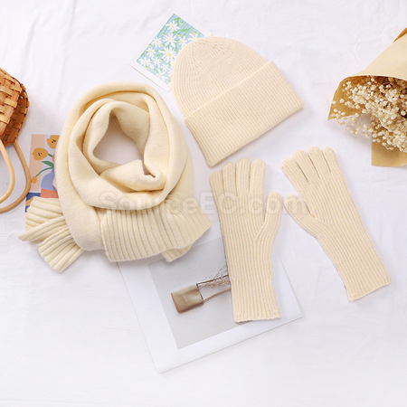 Customization Three-Piece Scarf Gloves Corporate Gifts