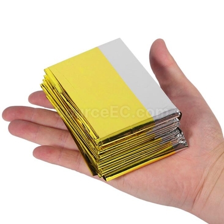 Customization Gold Silver PET First Aid Insulation Blanket Corporate Gifts