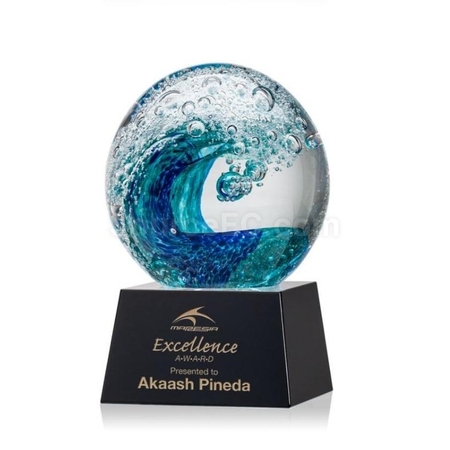 Customization Heart Of the Ocean Crystal Trophy Corporate Gifts