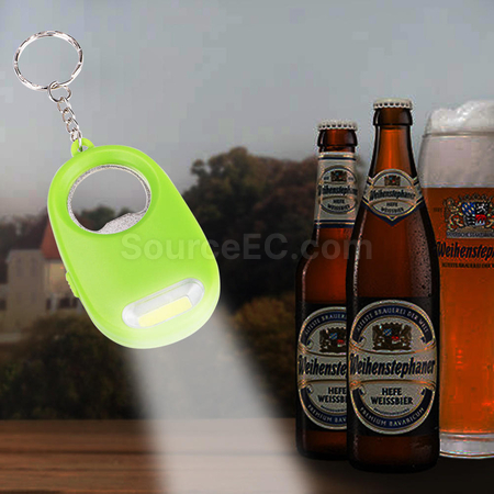 Customization Bottle Opener Keychain  With Torch Corporate Gifts