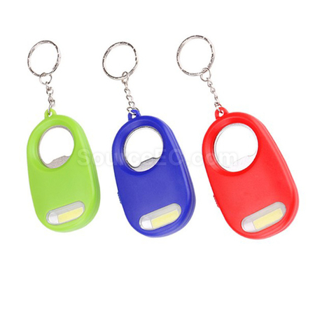 Customization Bottle Opener Keychain  With Torch Corporate Gifts