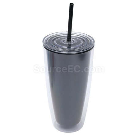 Customization Double-layer Straw Cup Corporate Gifts