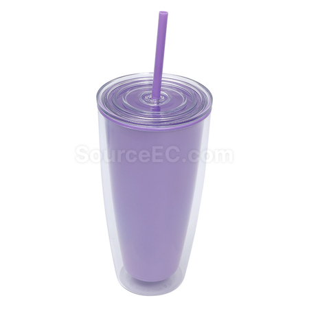 Customization Double-layer Straw Cup Corporate Gifts