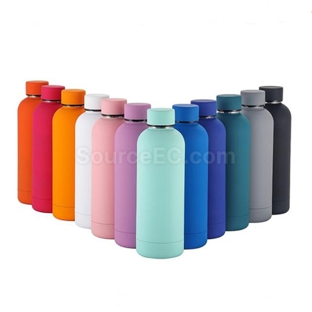 Customization Morandi Color Small Mouth Insulation Bottle Corporate Gifts