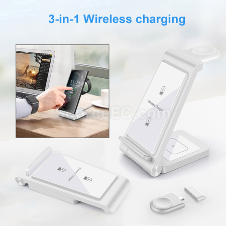Customization 3-In-1 Wireless Charging Stand Corporate Gifts