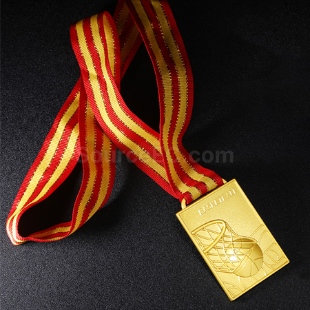Basketball Metal Medal