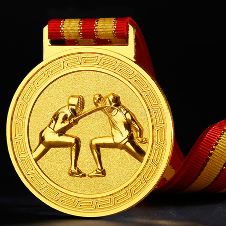 Customization Fencing Metal Medal Corporate Gifts