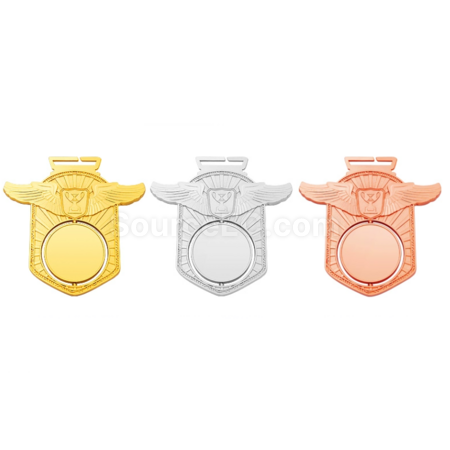 Customization Table Tennis Hollow Rotating Medal Corporate Gifts